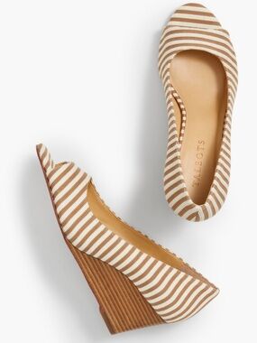 Talbots Brown Heels Elegant Design